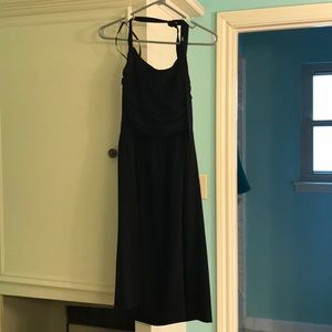 Women’s black halter dress